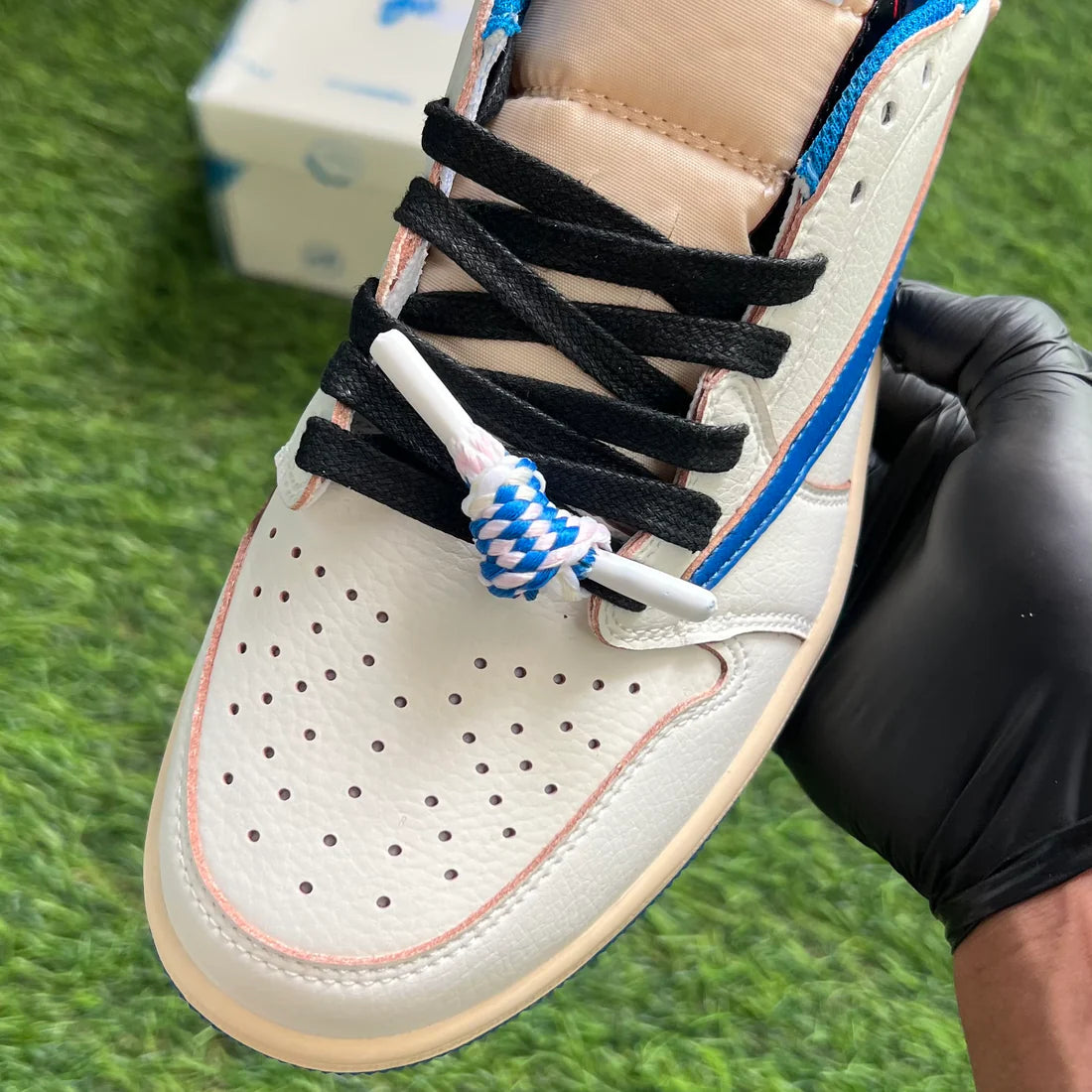 Air Jordan 1 Low x Travis Scott x Fragment “Sail Military Blue”