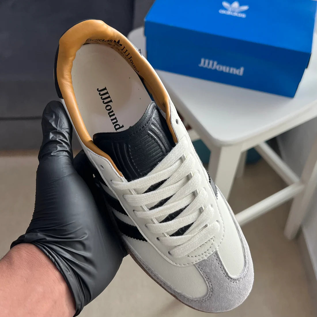 Adidas x JJJJound Samba OG "Off White/Core Black"