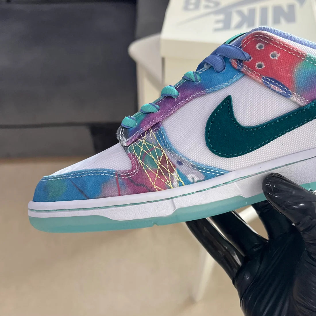 Nike SB Dunk x Futura Laboratories “Bleached Aqua”