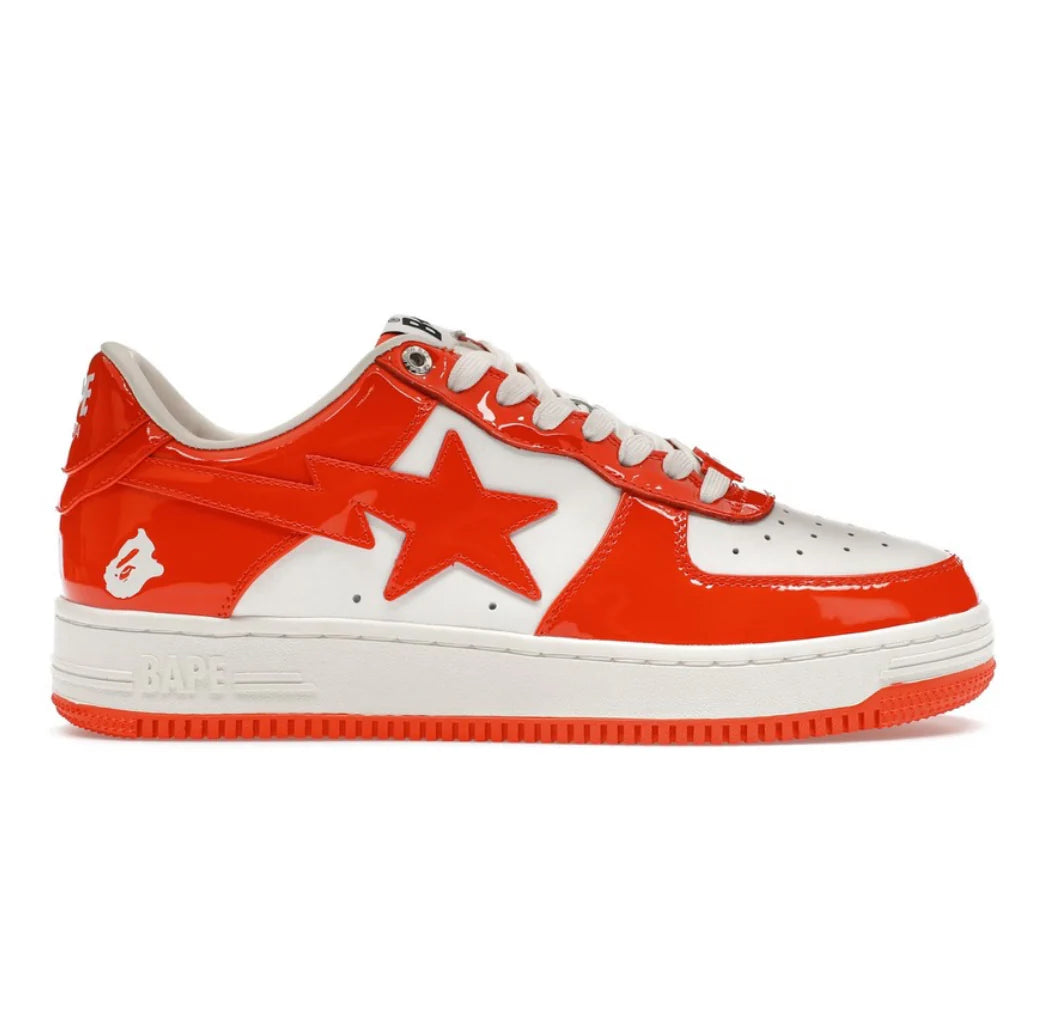 A Bathing Ape Bapesta “Orange White”