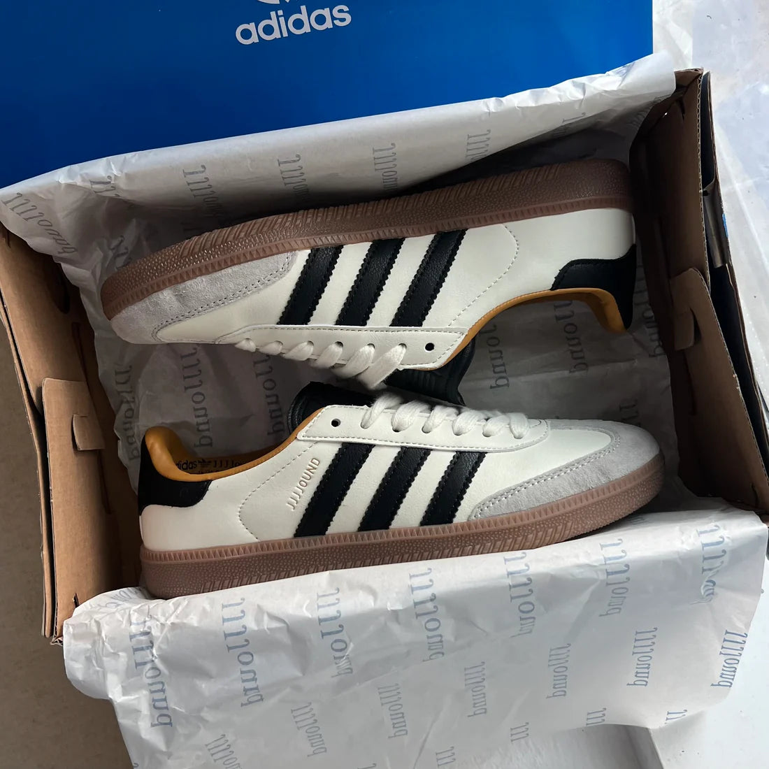Adidas x JJJJound Samba OG "Off White/Core Black"