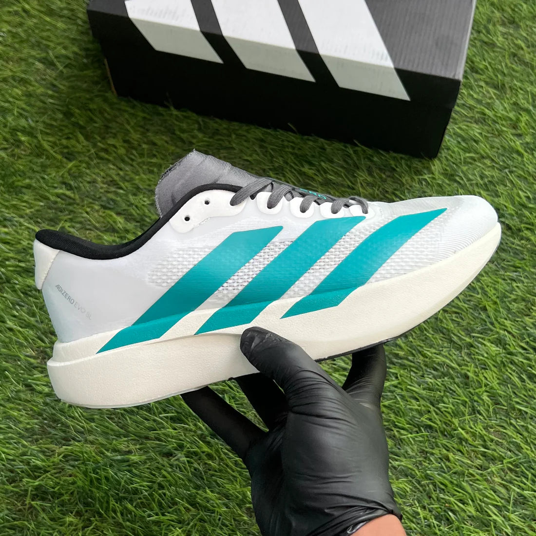 Adidas Adizero Evo SL “White Pure Teal”