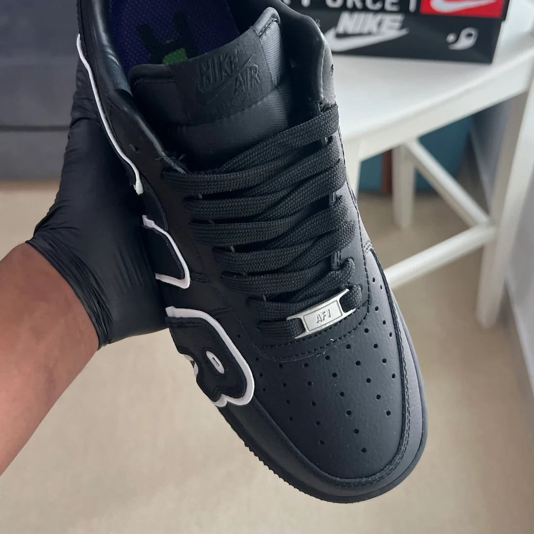 Nike Air Force 1 Low Cactus Plant Flea Market “Black”