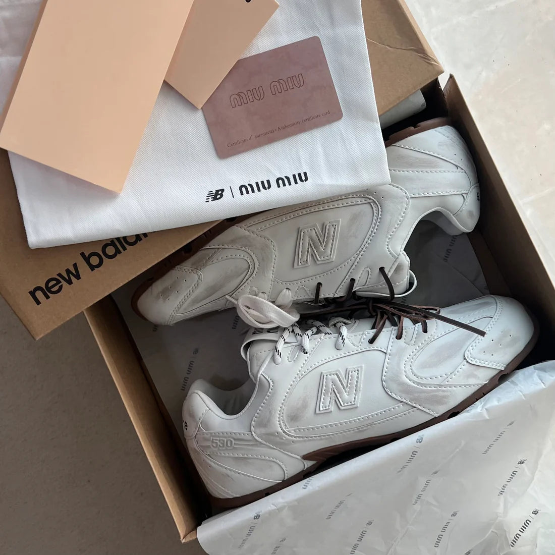 Miu Miu x New Balance 530 SL “White”